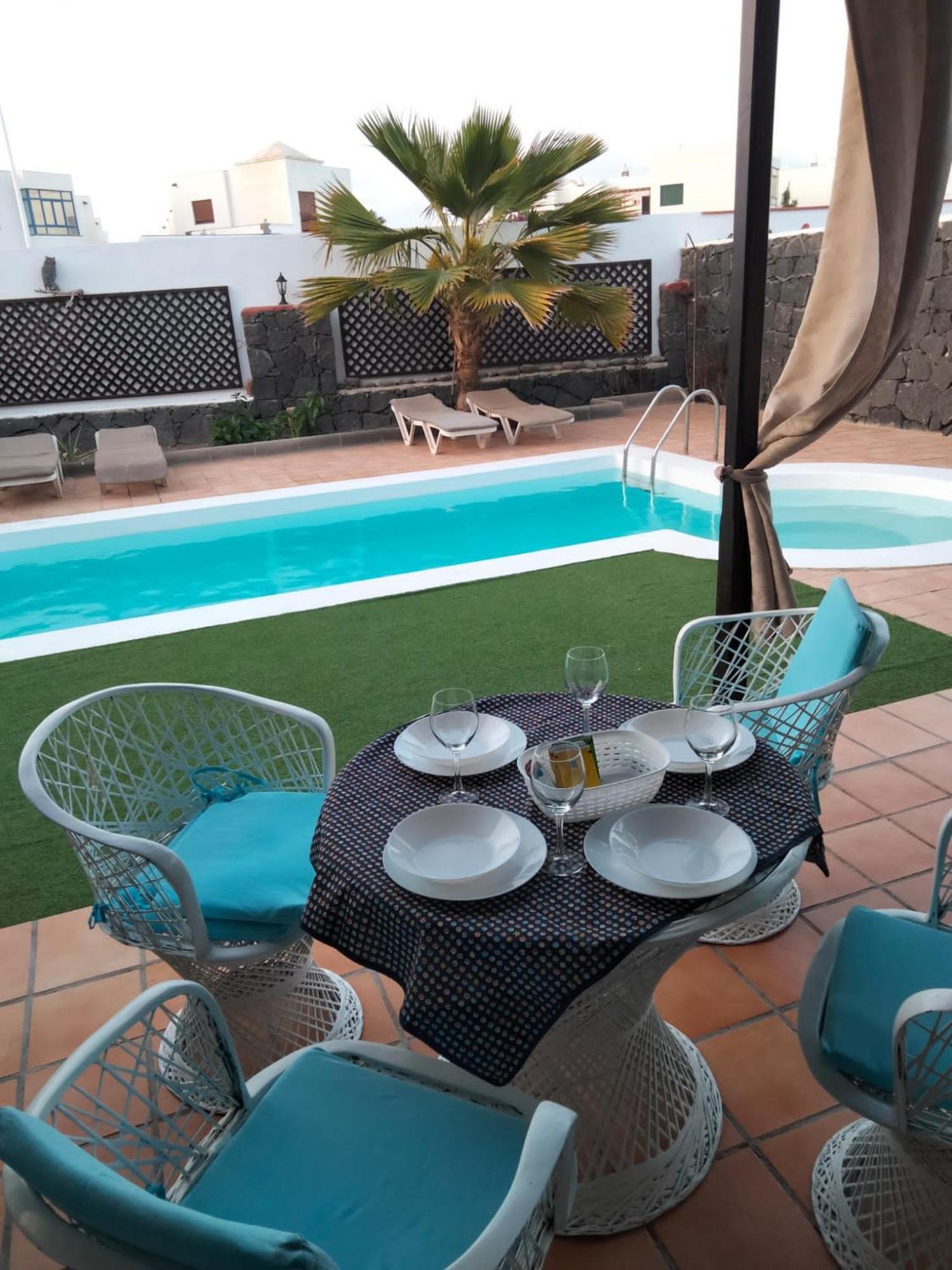 Lovely Villa Kiluka Heated Pool Playa Blanca  Exterior photo